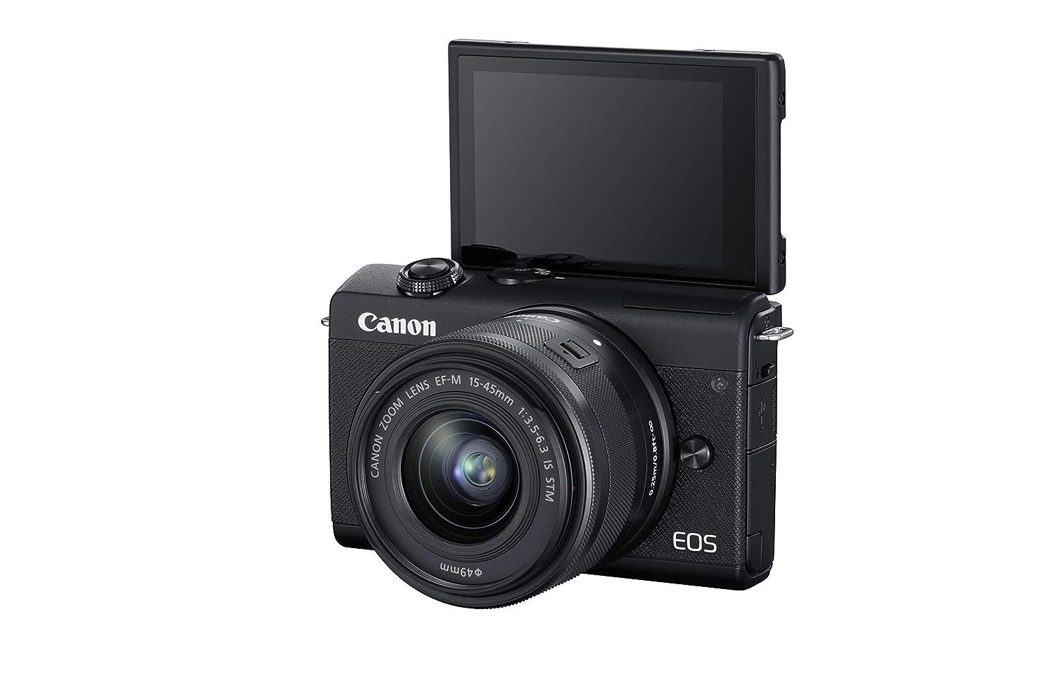 Canon EOS M200 Mirrorless Camera, EF-M 15-45mm f/3.5-6.3 is STM Lens and EF-M55-200mm f/4.5-6.3 is STM Lens - cambuy-lives Canon EOS M200 Mirrorless Camera, EF-M 15-45mm f/3.5-6.3 is STM Lens and EF-M55-200mm f/4.5-6.3 is STM Lens - cambuy-lives